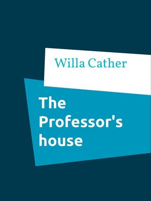 cover image of The Professor's house